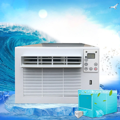 Miniventilador de aire acondicionado para el hogar, aire acondicionado pequeño móvil, de escritorio, mosquitera, refrigeración ► Foto 1/6