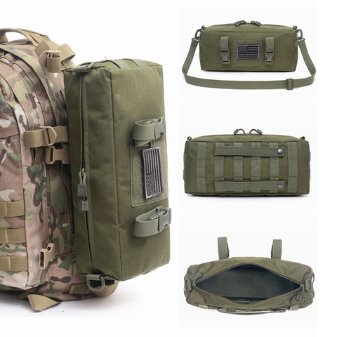 Mochila táctica militar Molle para senderismo, viaje, Camping, deportes al aire libre, bolsa de almacenamiento, accesorios ► Foto 1/6