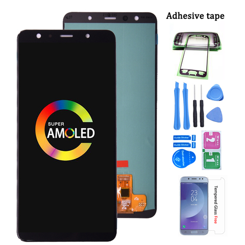 Pantalla LCD Super Amoled para Samsung Galaxy A7 2022 A750 SM-A750F con digitalizador de pantalla táctil para Samsung A750 LCD ► Foto 1/6