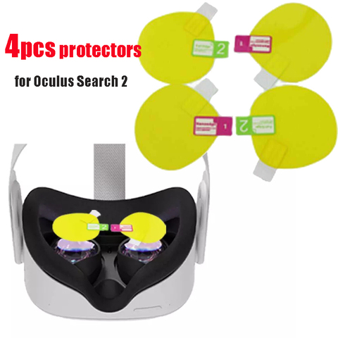 Protectores de pantalla VR para lentes de búsqueda 2, Protector de lente antiarañazos para casco de auriculares con índice de película, 2/4 Uds. ► Foto 1/6