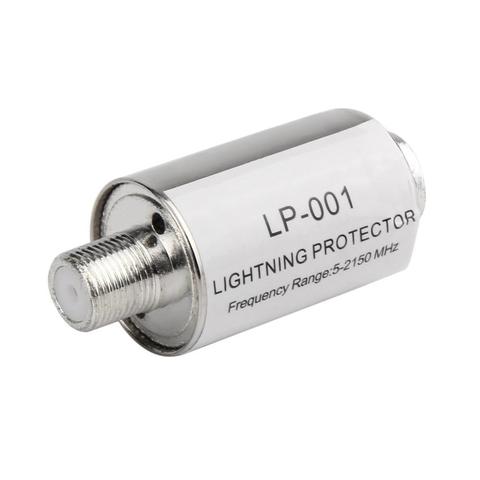 Protector de iluminación coaxial para TV satélite, dispositivos de protección contra rayos, antena de satélite, pararrayos, 5-2150MHz, venta al por mayor ► Foto 1/6