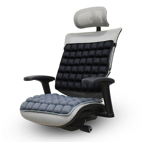 Cojín trasero 3D para asiento, almohada de masaje de descompresión para relajación, Airbag, transpirable, suave, para hogar, oficina, silla de coche, 1 unidad ► Foto 1/6