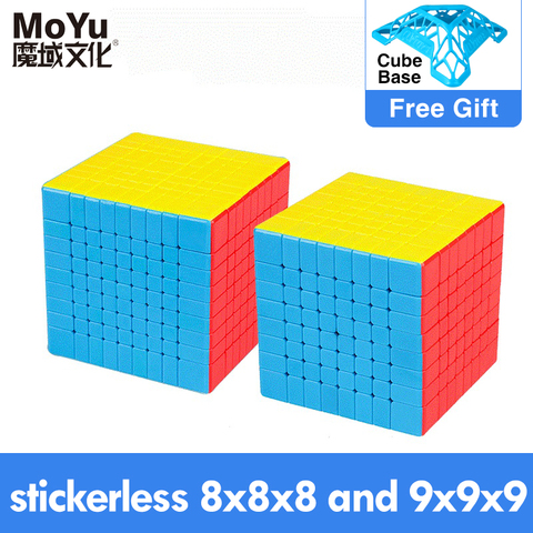 MOYU cubo mágico velocidad 7x7, 9x9 8x8 cubo profesional Weilong Wr M Meilong GTS 3m Kit 6x6 cubo juguetes de los niños rompecabezas para niños ► Foto 1/6