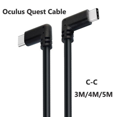 Cable de conexión de 3M/4M/5M para Oculus Quest/2, tipo C A tipo C/USB A 3,1 A tipo C, transferencia de datos, carga de línea Quest 2, accesorios ► Foto 1/6