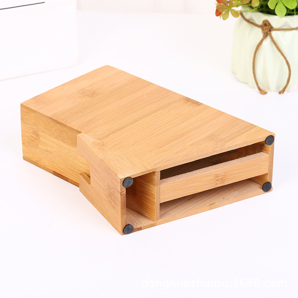 Soporte Universal de madera para cuchillos, caja de almacenamiento para almacenamiento de cuchillos, accesorios de organización para cocina, 1 unidad ► Foto 1/6