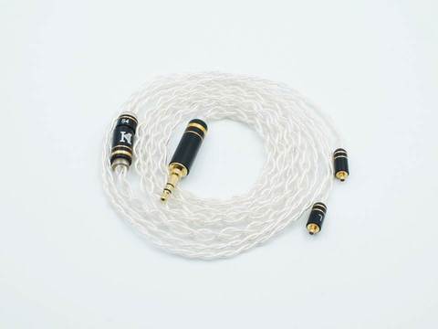 ISN Audio-auricular S4 de 4 hebras, 63 núcleos, OCC, plateado, HiFi, Cable IEM ► Foto 1/3