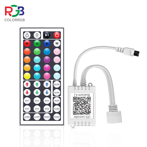 Control remoto de 44 teclas y control bluetooth para tira de luces LED RGB5050 ► Foto 1/5