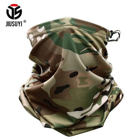 Diadema mágica de camuflaje Multicam, calentador táctico para el cuello, cubierta facial de tubo, Bandana para la cabeza, bufanda militar para bicicleta, muñequera de pirata ► Foto 1/6