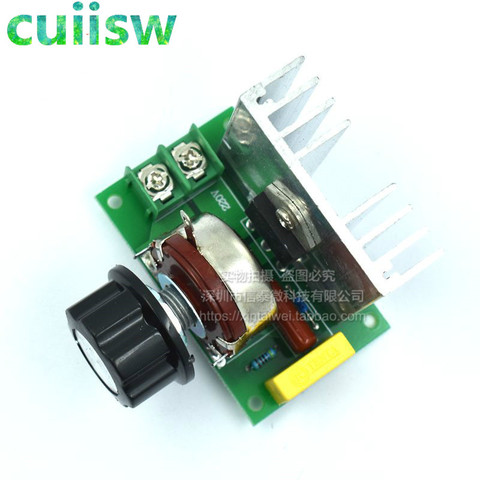 4000W 220V AC SCR regulador de tensión Mayitr ajustable Placa de alimentación de Control de velocidad Dimmer para cepillo de Motor eléctrico Motor de hierro ► Foto 1/3