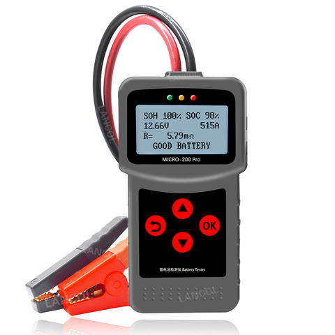Lancol-probador de batería de coche Micro200Pro, herramientas de diagnóstico de carga rápida, 12 V, 40 a 2000CCA ► Foto 1/6