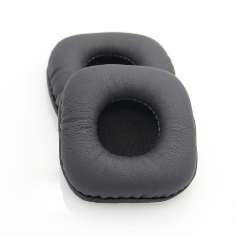 Almohadillas de cuero PU para auriculares Marshall Major, repuesto de almohadillas para los oídos de forma cuadrada, color negro, por un par, Eh # ► Foto 1/6