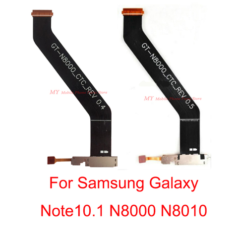 Nuevo Dock cargador USB puerto de carga conector de Cable de la flexión para Samsung Galaxy Nota 10,1 GT-N8000 N8010 piezas de reparación ► Foto 1/1