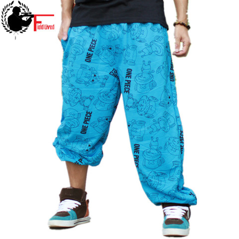 Hombre primavera delgada caliente jogger casual hip hop pantalones hip-hop pantalones sueltos hiphop calle harén danza pantalones de hombres más tamaño 5xl ► Foto 1/6