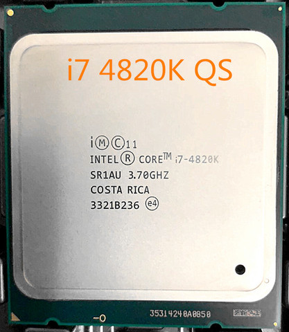 Envío Gratis intel i7-4820k QS i7 4820K QS (3,7 Ghz/4 núcleos/LGA 2011)Desktop CPU scrattered piezas ► Foto 1/2
