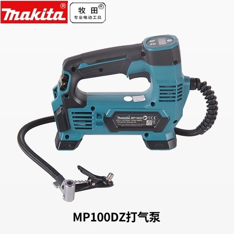Makita-compresor de batería MP100DZ 12V Max 8,3 BAR, bomba de aire de impresión, herramienta desnuda de neumático de coche ► Foto 1/5