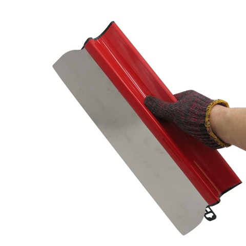 Espátula de alisado para pared de yeso, herramientas de pintura, hoja flexible de 15,7 