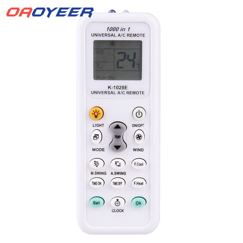 Oaoyeer-mando A distancia Universal 1000 en 1 K-1028E LCD, bajo consumo de energía, aire acondicionado, A/C ► Foto 1/6