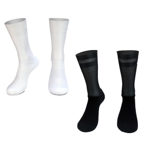 Calcetines aerodeslizantes de silicona para hombre, medias de deporte de bicicleta, para correr, bicicleta, novedad de 2022 ► Foto 1/5