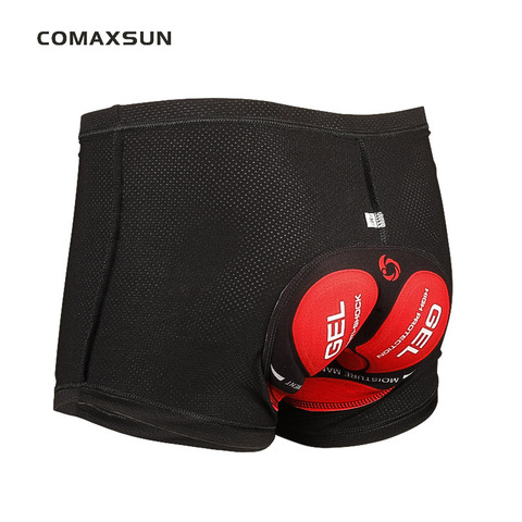 COMAXSUN ciclismo hombres ropa interior de bicicleta de montaña MTB pantalones cortos montando bicicleta deporte ropa interior medias de compresión cortos 5D acolchado ► Foto 1/6