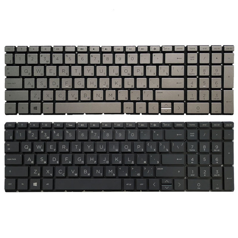 Ruso teclado del ordenador portátil para HP pabellón 15-CN 15-CS 15-CS 15-CR 15-CW 15-DR 17-por 17-CA 250, 255 de 256 G7 TPN-C135 negro/plata ► Foto 1/6