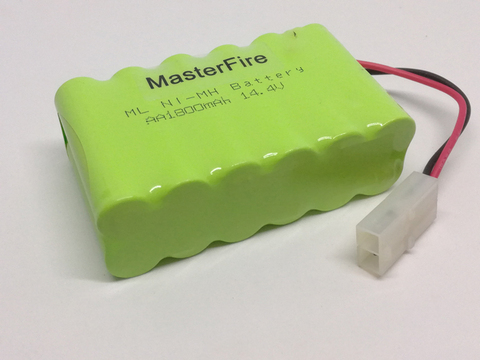 MasterFire-Robot aspirador con baterías recargables, dispositivo médico de 14,4 V, AA, 1800MAh, Ni-MH, célula con tapones ► Foto 1/4