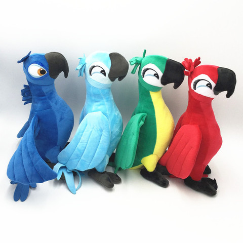 Peluches de la película Rio 2 para niños, peluches de loro de 30cm, azul y Jewel, peluches de algodón de PP suave de dibujos animados, regalo de Navidad ► Foto 1/5