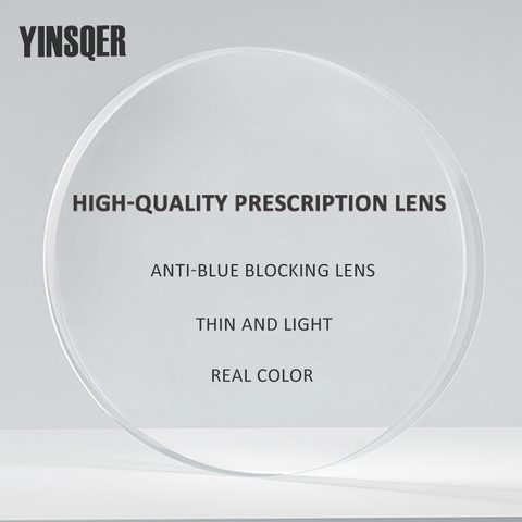 Lentes ópticas clásicas personalizadas de resina para faros, lentes de dioptrías graduadas para miopía, para visión ocular, YINSQER ► Foto 1/6