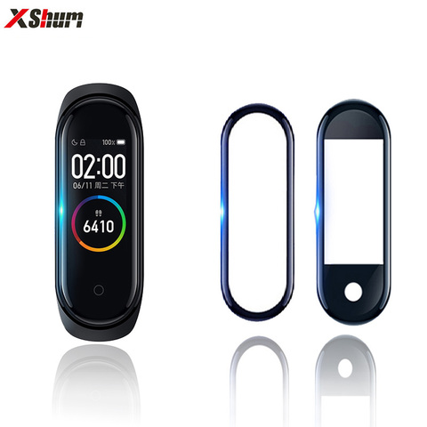 Película 3D mi Band 4 para Protector de fibra de vidrio suave para xiaomi mi band 4 película protectora de pantalla Accesorios inteligentes de protección ► Foto 1/6