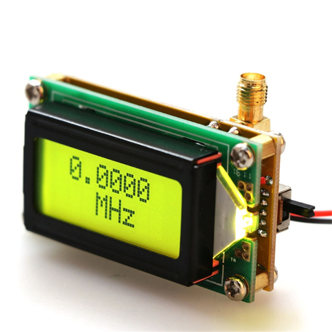 Probador de contador de frecuencia de alta precisión, módulo medidor de RF, módulo de medición, pantalla LCD con retroiluminación, 1-500MHz ► Foto 1/6