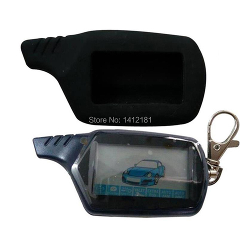 Llavero para mando a distancia B9 LCD de 2 vías para sistema de alarma de seguridad de coche ruso Twage Starline B9 llavero Fob inicio del motor ► Foto 1/6