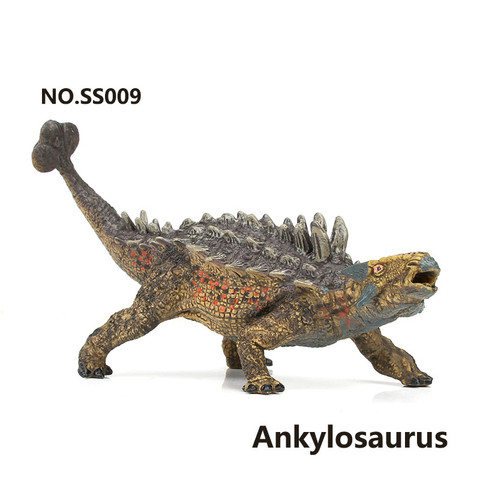 De plástico simulación modelo de Animal salvaje Ankylosaurus Jurassic colección juguetes figura DE ACCIÓN DE Dinossauro ► Foto 1/6