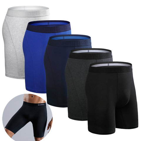 Uds conjunto de ropa interior de los hombres ropa interior para hombres boxeadores Calzones Boxer Shorts hombre Slip Boxershorts de algodón ropa interior Plu tamaño ► Foto 1/1