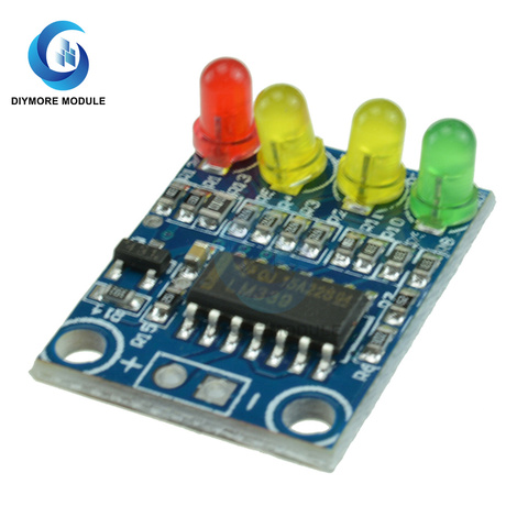 Indicador de nivel de batería de 12V, medidor de capacidad, pantalla de luz LED roja, amarilla y verde, Kit DIY electrónico PCB para Arduino ► Foto 1/6