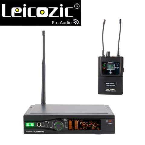 Lecozic-Sistema de Monitoreo de oído estéreo, dispositivo de monitoreo de rendimiento en oído, etapa inalámbrica, transmisor y receptor, Bodypack ► Foto 1/6