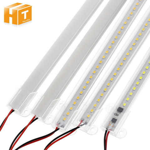 Barra de luz LED 220V 110V alto brillo 8W 50cm 72LEDs 2835 LED tira rígida ahorro de energía LED tubos fluorescentes 5 unids/lote. ► Foto 1/6