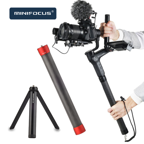 De fibra de carbono de extensión de monopié de caña palo para DJI Ronin S SC Moza 2 AK4000 Zhiyun Crane 2 weebill laboratorio 3 cardán Cámara ► Foto 1/6