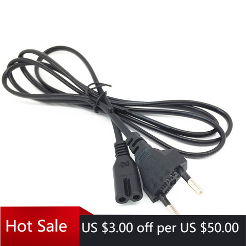 Cable de alimentación AC de 2 clavijas, adaptador de 2 clavijas para Panasonic DMW-AC5 AC6 AC7, RFEA906W-W portátil para reproductor de DVD ► Foto 1/1