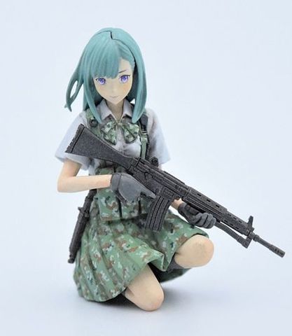 Figura de resina a escala 1/35, Gunner femenino ► Foto 1/1