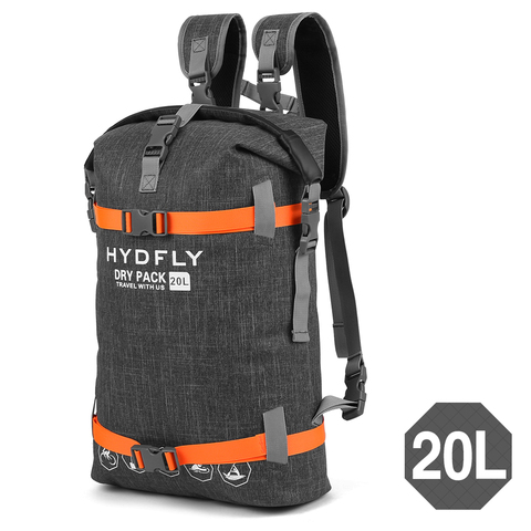 Bolsa seca impermeable para exteriores, mochila flotante enrollable para Trekking de Río, natación deriva, camping, deportes acuáticos, bolsa seca de 10/15/20L ► Foto 1/6