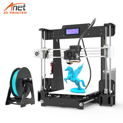 Anet A6 A8 Impresora 3D Impresora fácil de montar con nivelación automática de gran tamaño regalos de navidad Reprap i3 DIY impresoras SD tarjeta de ► Foto 1/6