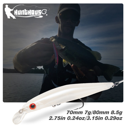 Hunthouse-Señuelos de Pesca diminutos Wobbers, 2022 trucha Minnow Twitch Minnows Swimbait, cebo duro, aparejos de Japón Mustad ► Foto 1/6