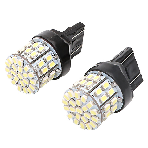 2 uds T20 7440 7443 luz de freno LED para coche trasera bombilla reserva de apoyo luces W21/5W 50 W SMD Canbus Auto de la lámpara de señal ► Foto 1/6