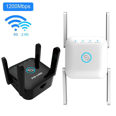 Repetidor WiFi 1200Mbps 5G Router Wifi extensor 2,4G Wifi inalámbrico amplificador de señal de largo alcance Wi-Fi de red de 5Ghz ► Foto 1/6