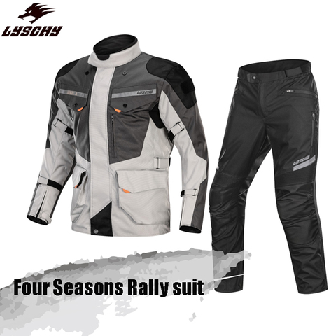 LYSCHY-chaqueta impermeable para motocicleta para hombre, chaqueta de invierno cálida para Motocross, armadura corporal, Protector CE ► Foto 1/6