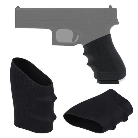 Manguito de agarre de goma (Universal), tamaño completo, antideslizante, apto para Glock17 19, 20, 26, S & W, Sigma, SIG Sauer, Ruger, Colt, modelos Beretta ► Foto 1/6