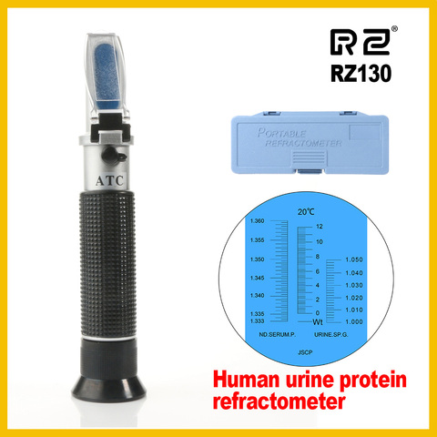 Refractómetro manual RZ130, herramienta de prueba de proteínas de orina humana, refractómetro ► Foto 1/6