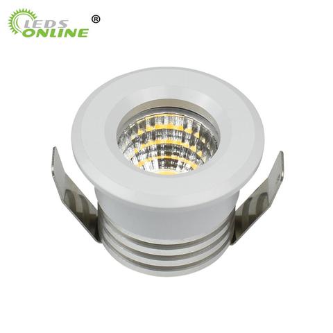 Mini foco LED COB de aluminio, 3W, regulable, para escaparate, armario, loft, joyería de interior ► Foto 1/6