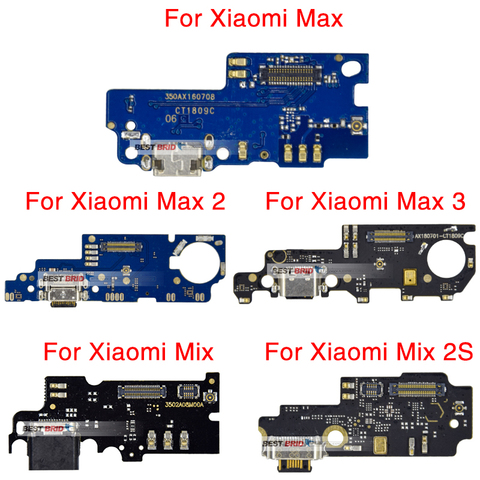 Puerto de carga Flex para Xiaomi Mi Max 1, 2, 3, Mix, 2S, Conector de carga, Cable flexible de datos, piezas de repuesto, 1 Uds. ► Foto 1/6