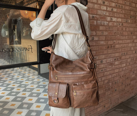 Bolsos de mano para mujer, bandoleras cruzadas para mujer, bolsos de marcas famosas, bolsas de mano Vintage para Ipad ► Foto 1/6