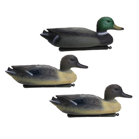 3 señuelos flotantes de pato Drake, cebo de caza, adornos para jardín ► Foto 1/6